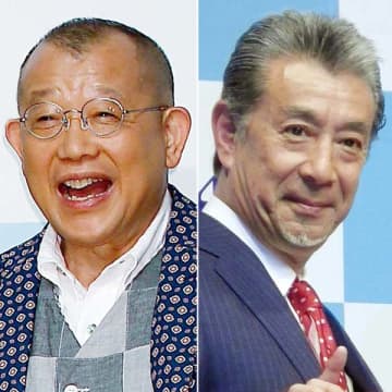 笑福亭鶴瓶（左）と高田純次（Ｃ）日刊ゲンダイ