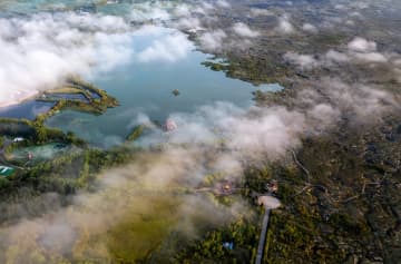 黒竜江省黒河市にある五大連池地質公園は「天然の火山博物館」と呼ばれている。