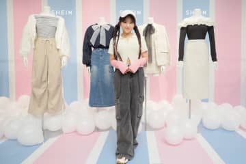 矢吹奈子、「すごく新鮮で、楽しく撮影できました」＜SHEIN&Nako Yabukiコラボ商品販売記念発表会＞登場