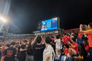 サッカーのワールドカップ（W杯）北中米大会アジア最終予選の初戦で日本が中国に7－0で大勝した。