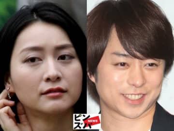 小川彩佳、櫻井翔（嵐）（C）ピンズバNEWS