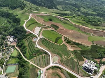 陝西省西安市藍田県九間房鎮峪口村の蕎麦嶺を訪れると、「秦嶺山脈の秋の耕作」という風景画の中に入ったような気分になる。