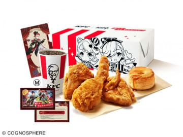 KFC「原神コラボ・マジシャンパック」発売！（C）COGNOSPHERE