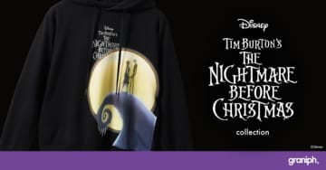 グラニフ『ナイトメアー・ビフォア・クリスマス』コレクション 全21アイテム登場（C）Disney