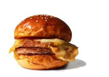 最もシンプルなメニュー「＃Burger01〈2種のチーズ〉」