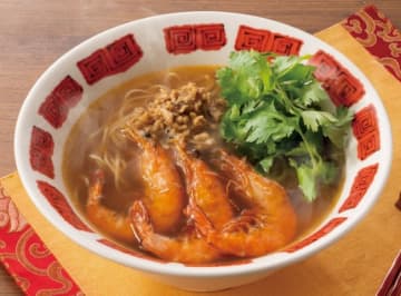 「殻ごと！　海老担仔（タンツー）麺」（税込 989円）