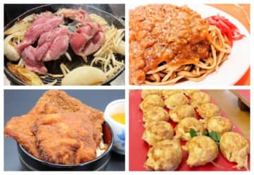 ジンギスカン（北海道）、イタリアン（新潟県）、ソースカツ丼（福井県）、明石焼き（兵庫県）　※画像はイメージです（photoAC）