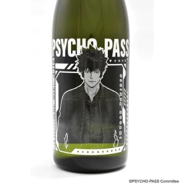 彫刻ボトル「PSYCHO-PASS 10th ANNIVERSARY」01/狡噛 慎也(日本酒)(公式イラスト)(清酒)【お酒】（C）サイコパス製作委員会